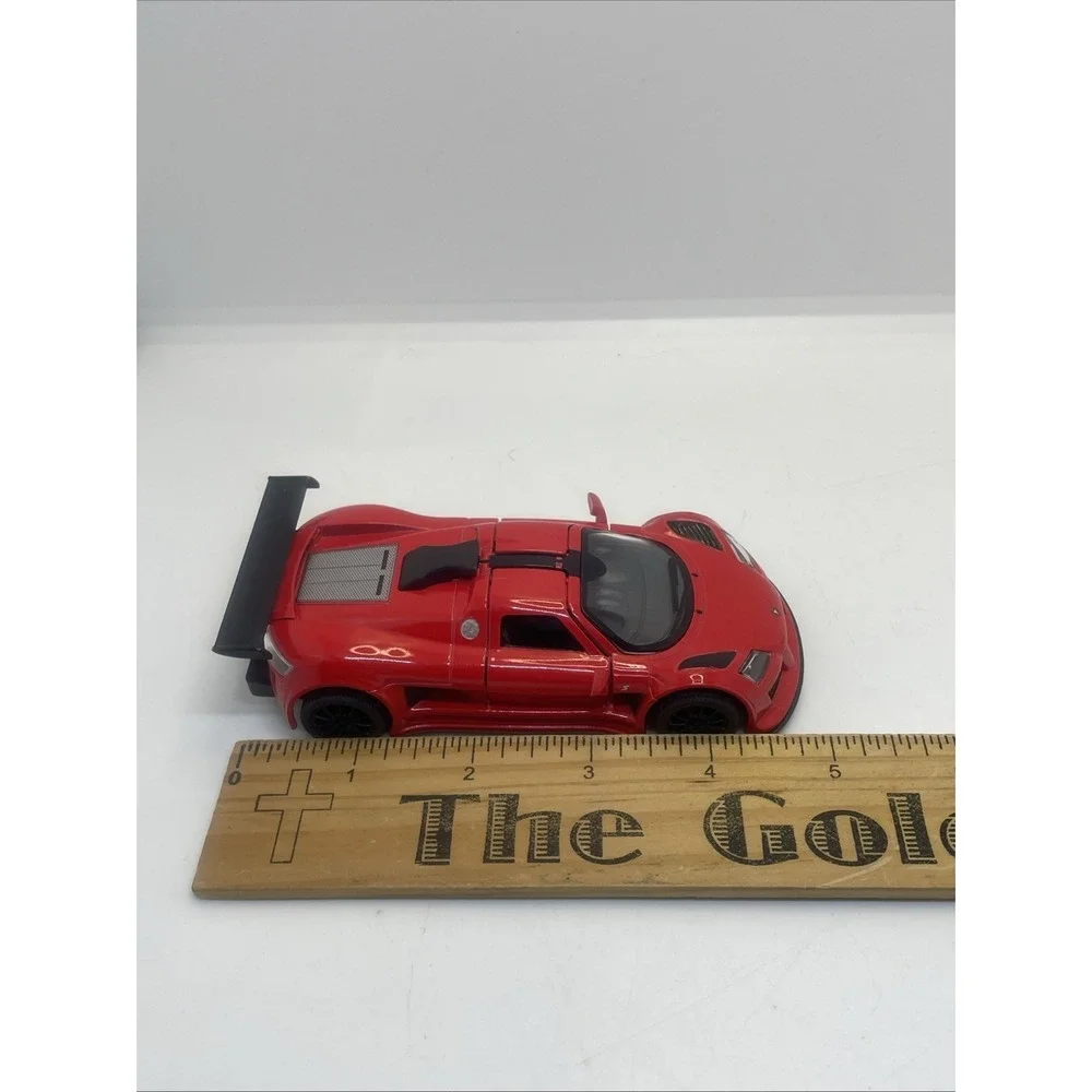 Red 2010‎ Gumpert Apollo Sport KT5356 5'in L-2.5in wide Kinsmart Car